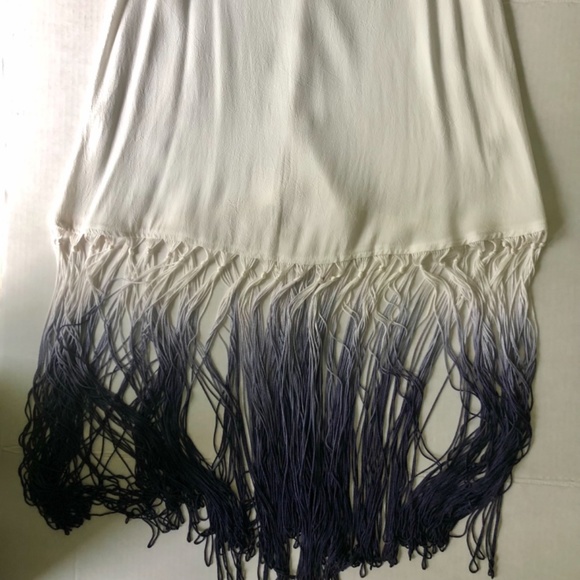 NWOT Sugar Lips Long Ombre Fringed top - Picture 15 of 17